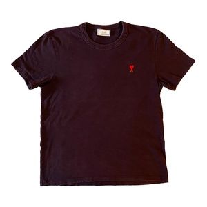Burgundy Ami de Cœur T-Shirt
